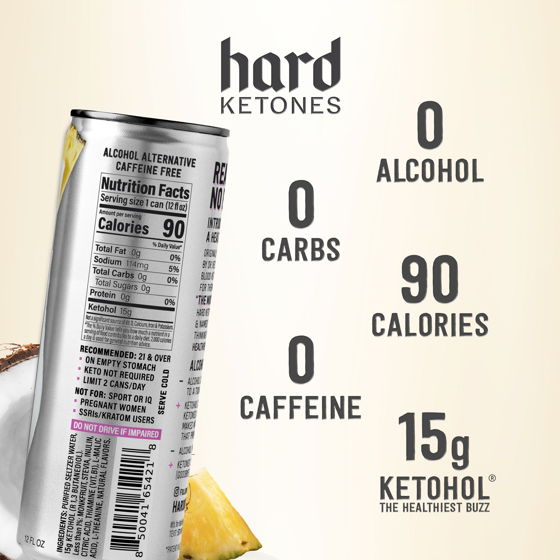 Cetonas duras con Ketohol, Real Buzz | Sin alcohol