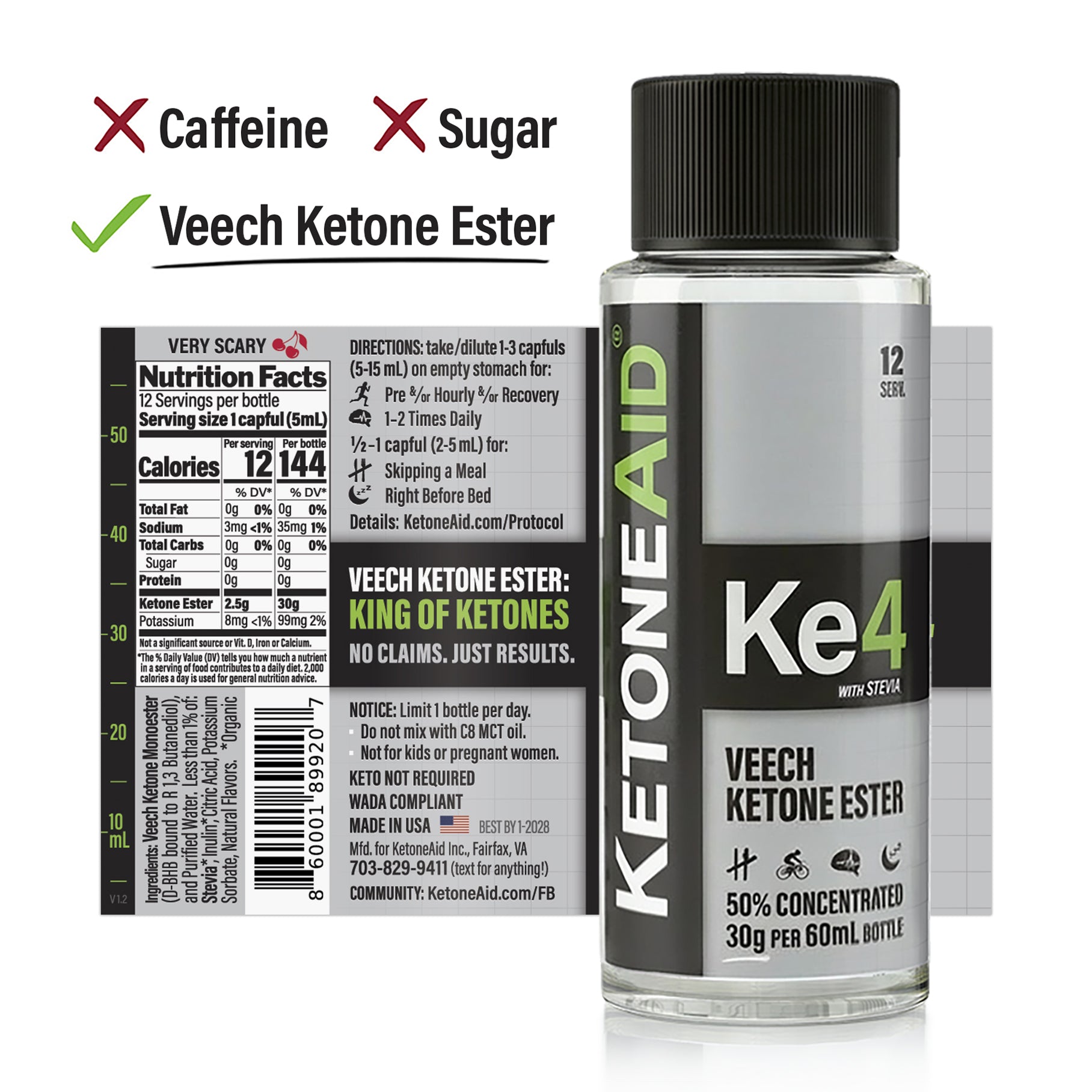 KetoneAid Ke4 Concentrate (30g KE)