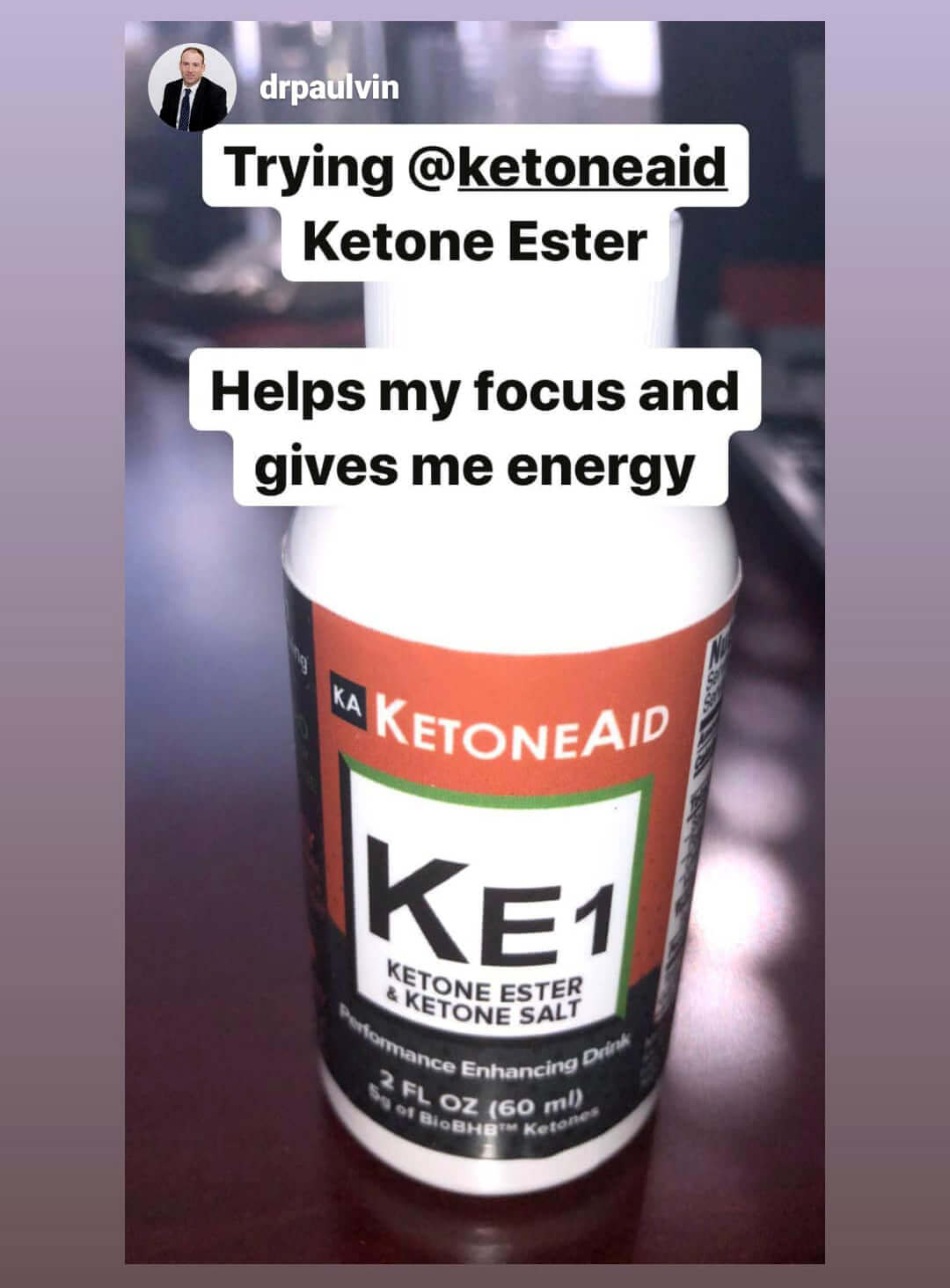 z KetoneAid KE1 Lite Ketone Ester & Ketone Salt Blend